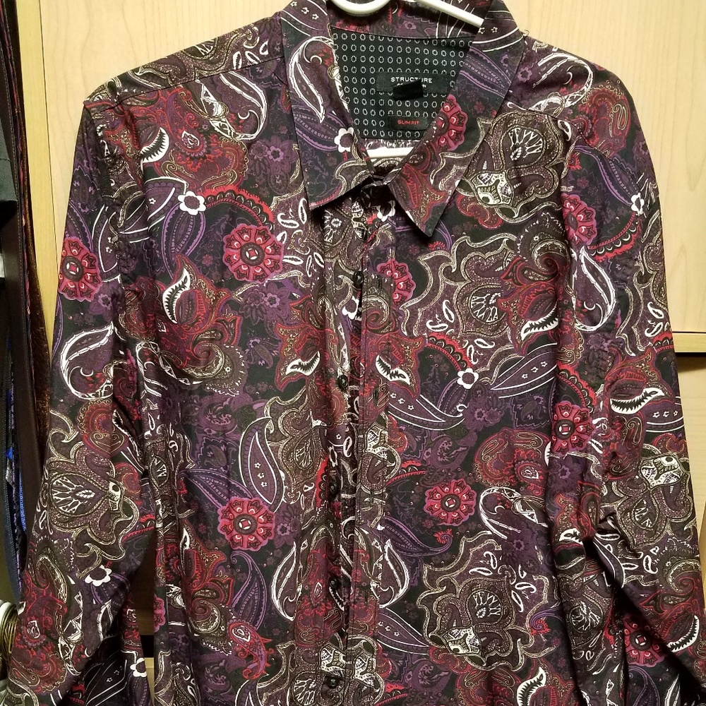 Men's Stylish Paisley Shirt